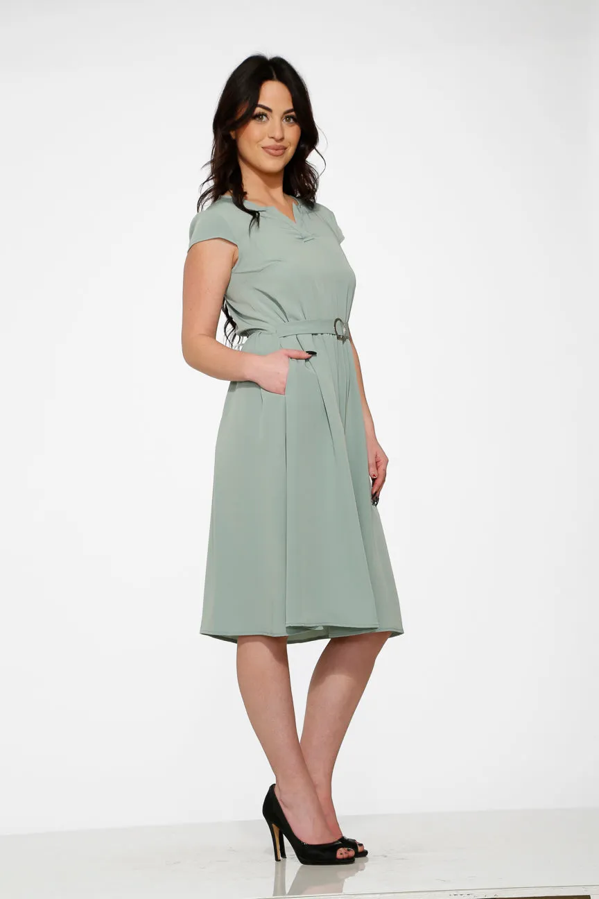 Aqua Swing Dress sold by Modcloth product image thumbnail 5