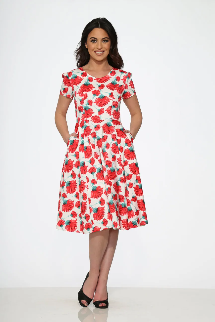 Bold Floral Swing Dress sold by Modcloth product image thumbnail 2