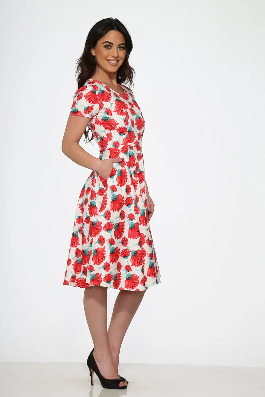 Bold Floral Swing Dress sold by Modcloth product image thumbnail 3