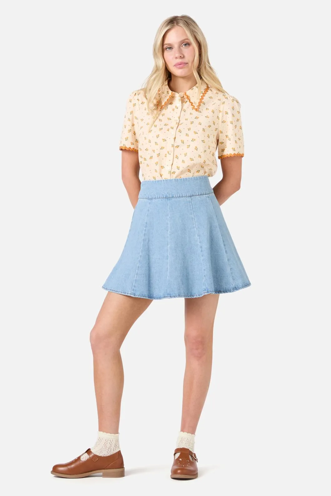 Holly Short Sleeve Blouse sold by Modcloth product image thumbnail 3