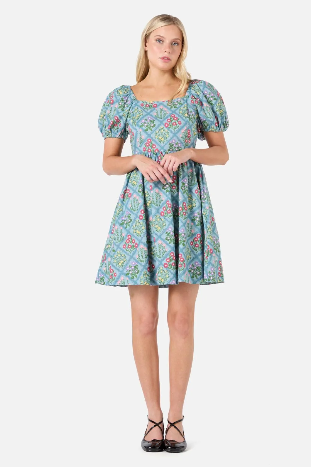 Lattice Floral Mini Dress sold by Modcloth product image thumbnail 2