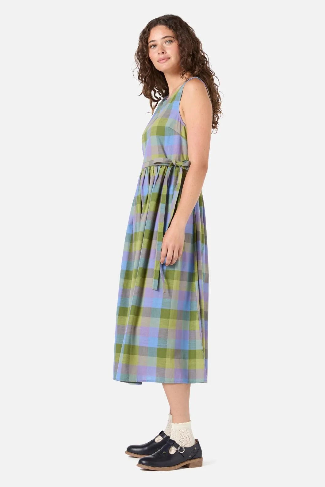 Maxine Check Midi Dress sold by Modcloth product image thumbnail 3