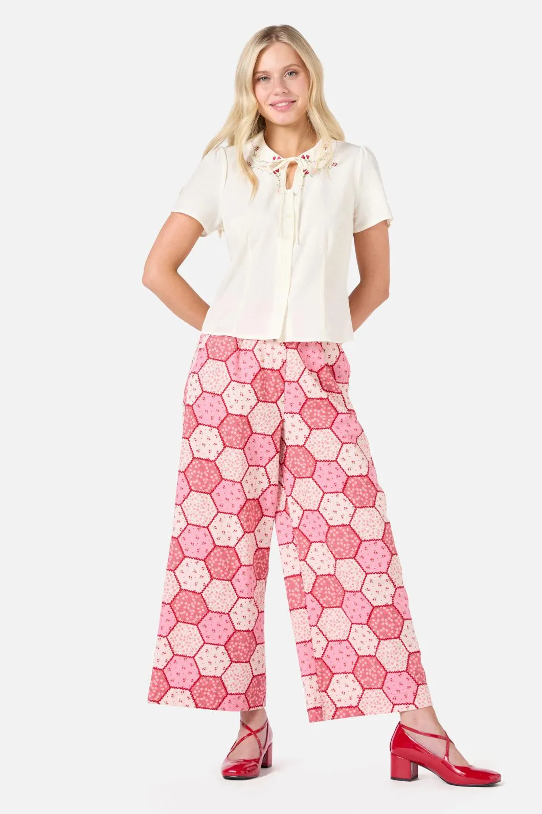 Meadow Embroidered Blouse sold by Modcloth product image thumbnail 2