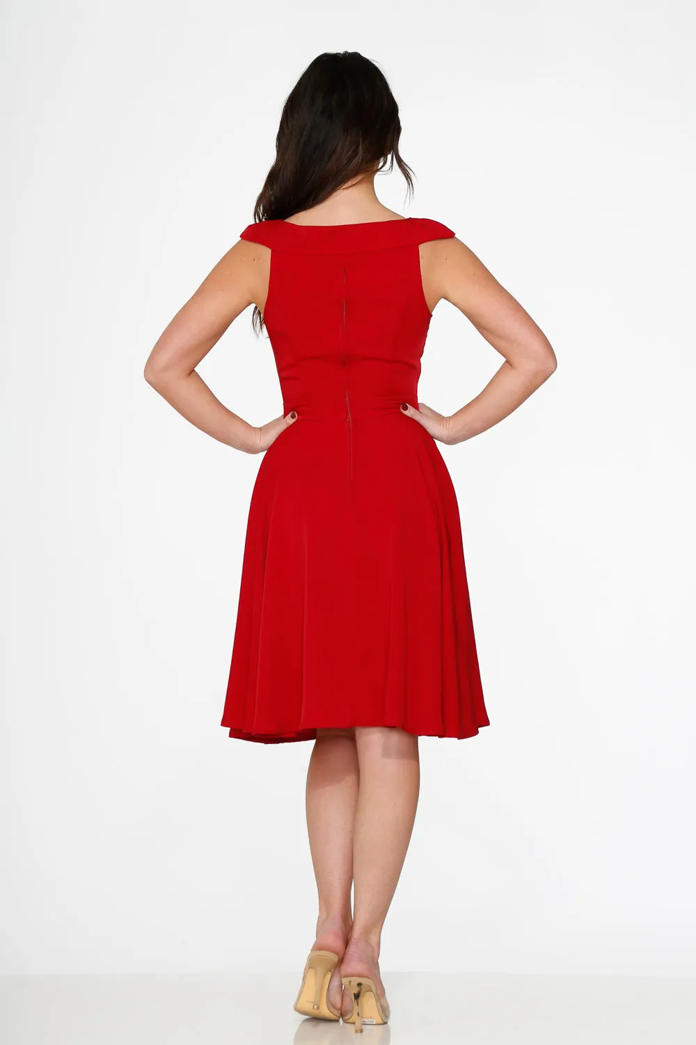 Red Occasional Swing Dress sold by Modcloth product image thumbnail 4