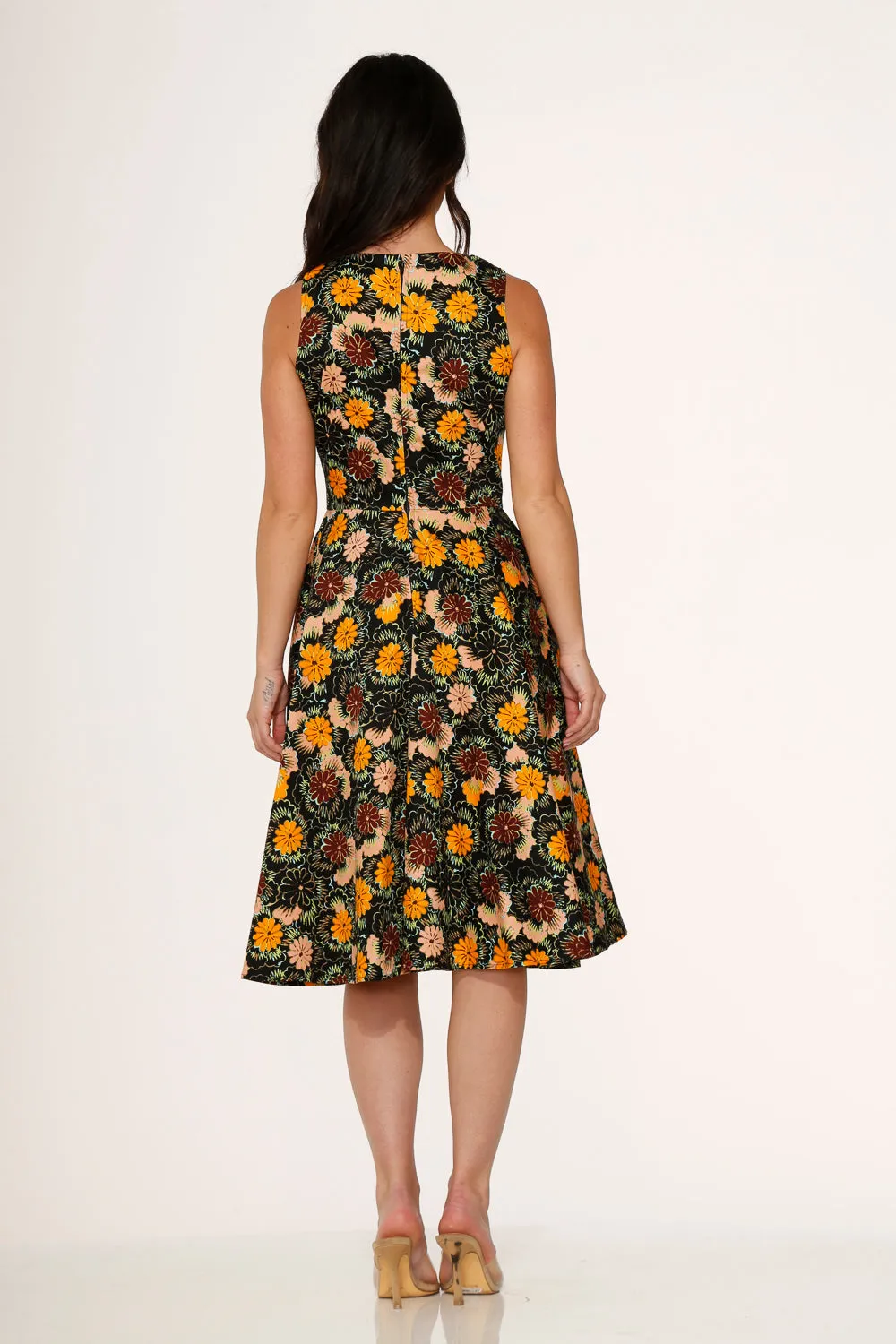 Yellow Floral Swing Dress sold by Modcloth product image thumbnail 5