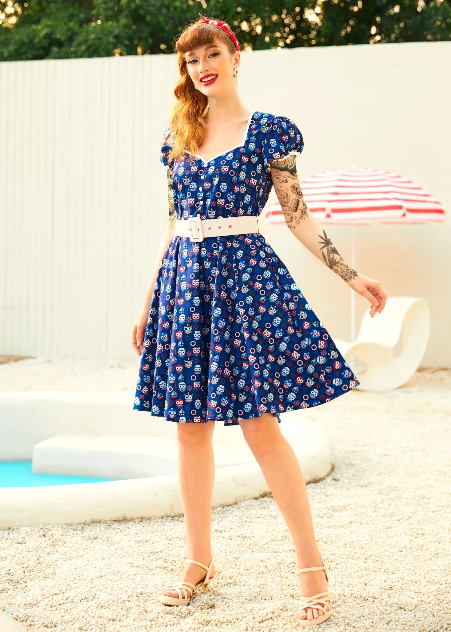 Drive In Delight Fit & Flare Dress sold by Modcloth product image thumbnail 3