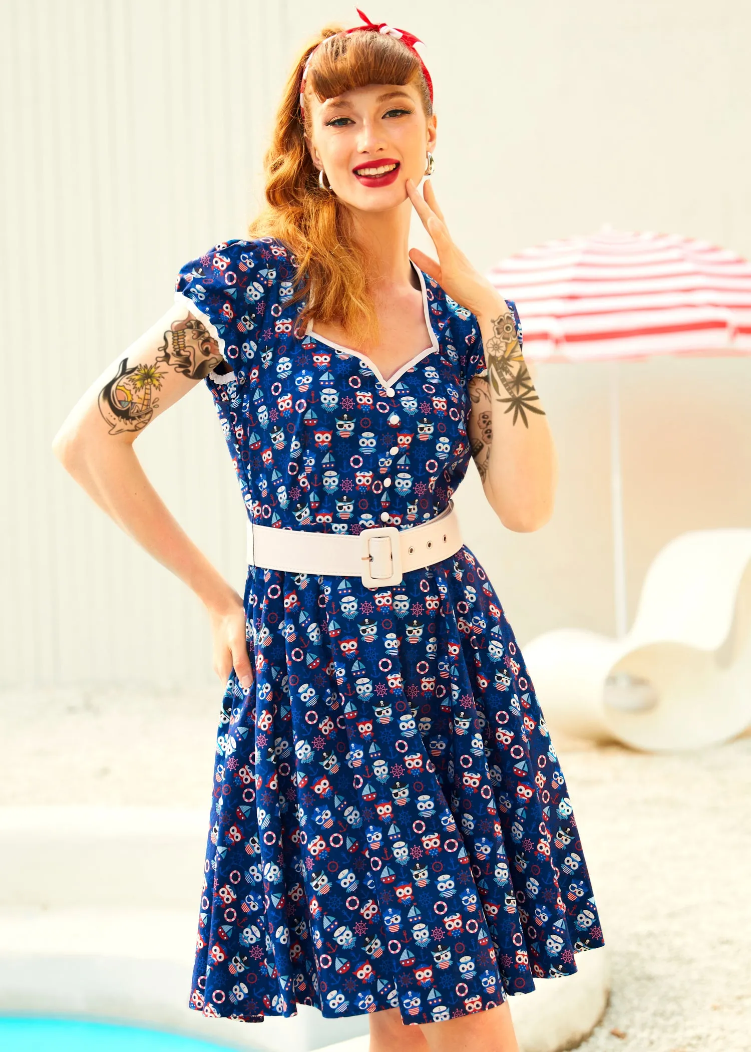 Drive In Delight Fit & Flare Dress sold by Modcloth product image thumbnail 2