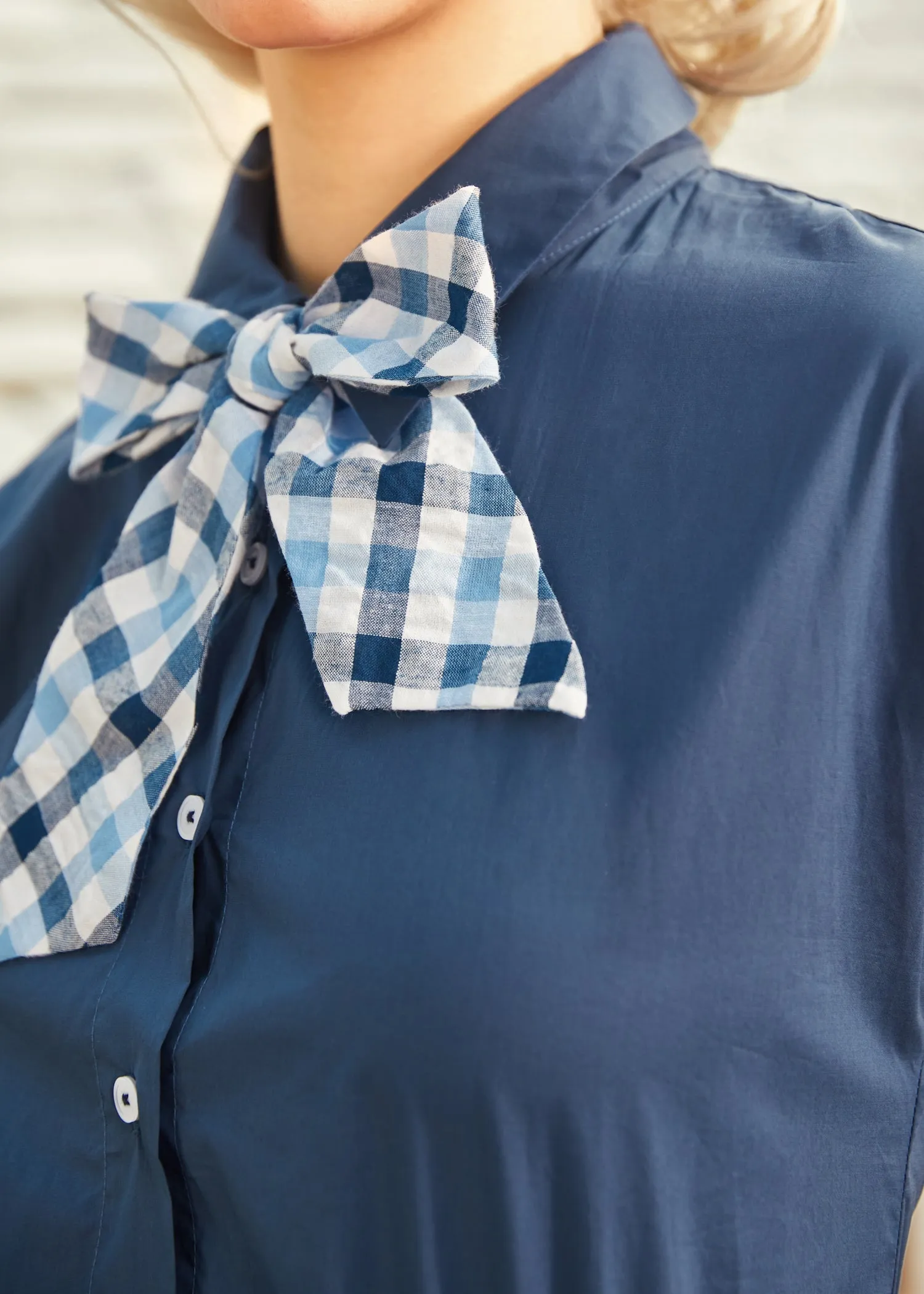 Gingham Grace Bow Dress sold by Modcloth product image thumbnail 5