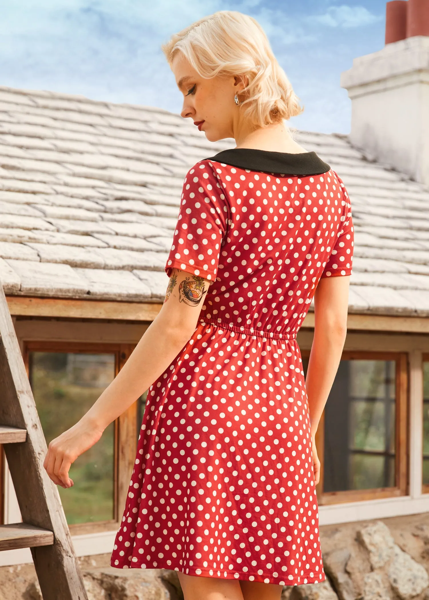Dottie Delight Collared Dress sold by Modcloth product image thumbnail 2