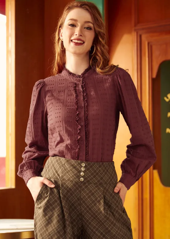 Go-Go Girl Ruffle Blouse sold by Modcloth