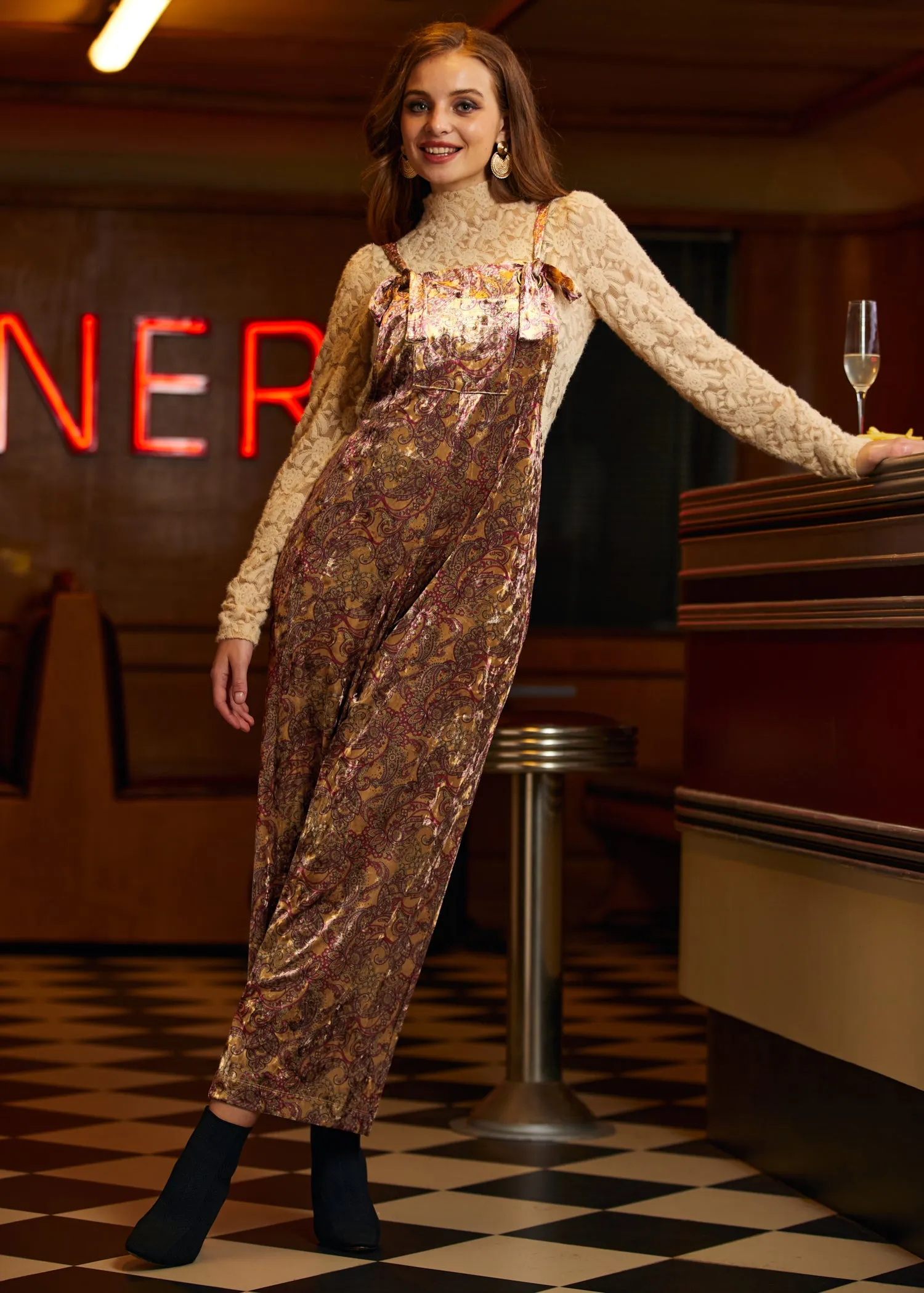 Jazzy Jewel Overalls sold by Modcloth product image thumbnail 5