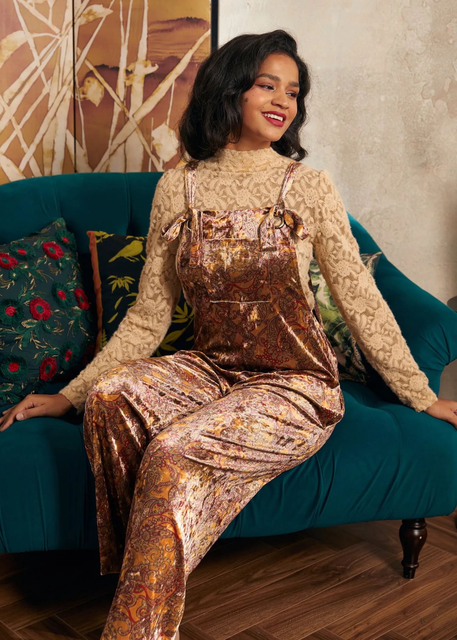 Jazzy Jewel Overalls sold by Modcloth product image thumbnail 4