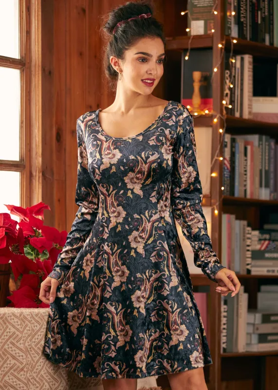 Retro Radiance Fit & Flare Dress sold by Modcloth
