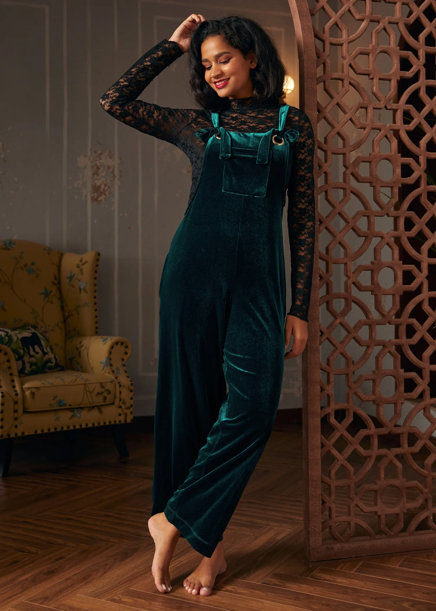 Jazzy Jewel Overalls (Final Sale) sold by Modcloth product image thumbnail 2