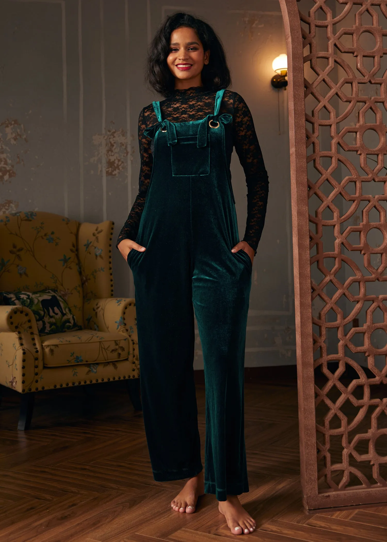 Jazzy Jewel Overalls (Final Sale) sold by Modcloth