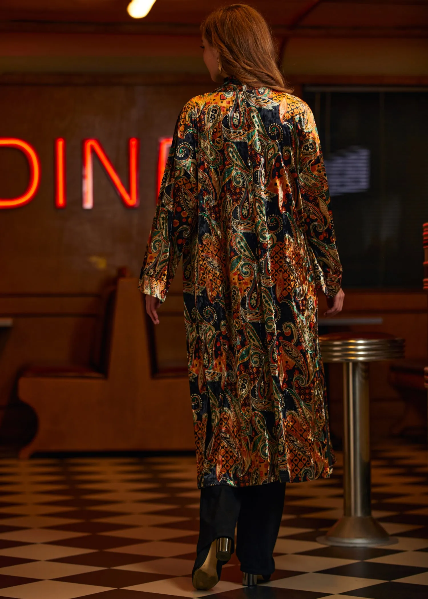 Old School Opulence Kimono sold by Modcloth product image thumbnail 3