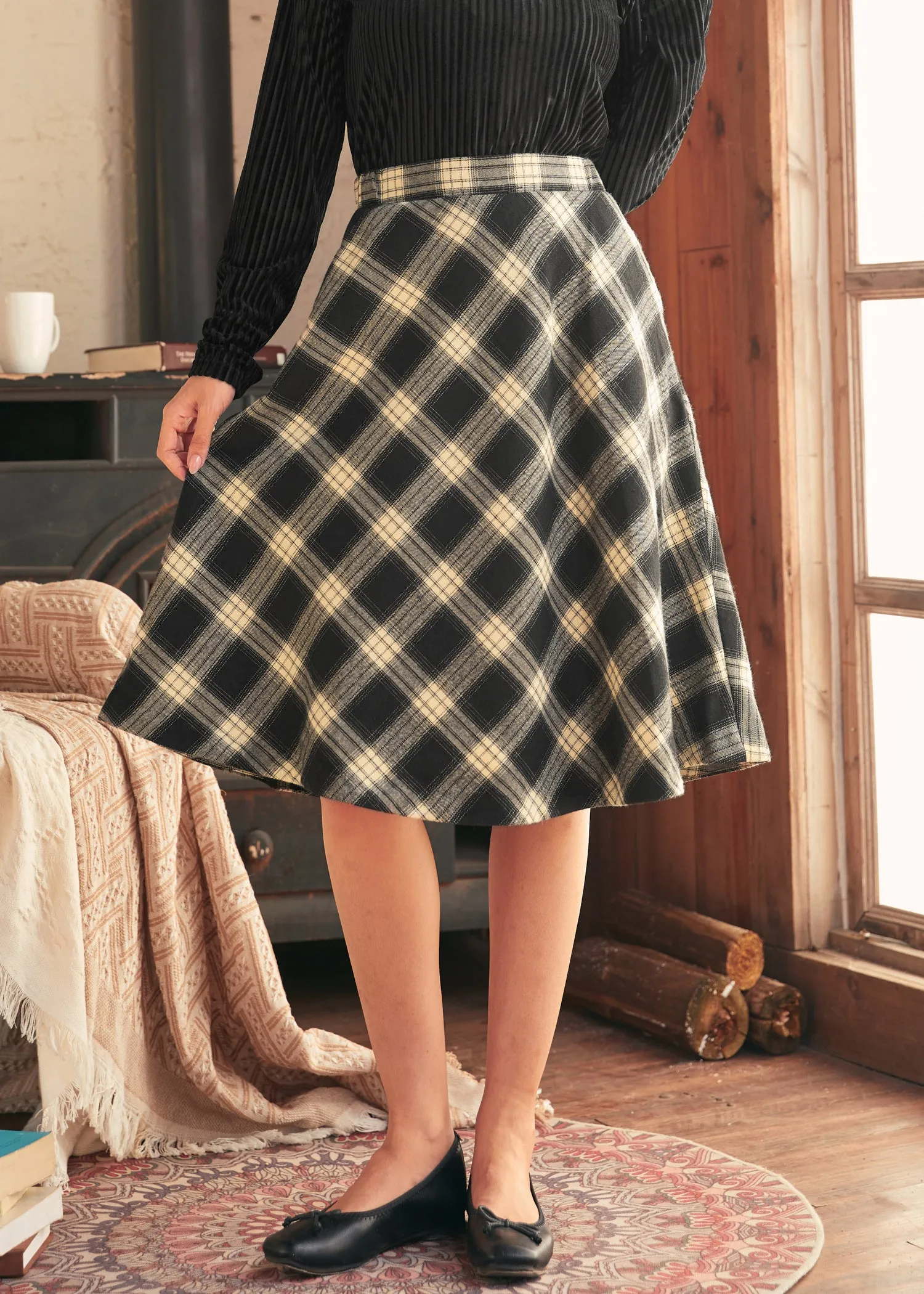 Golden Hour Gal Midi Skirt sold by Modcloth product image thumbnail 4