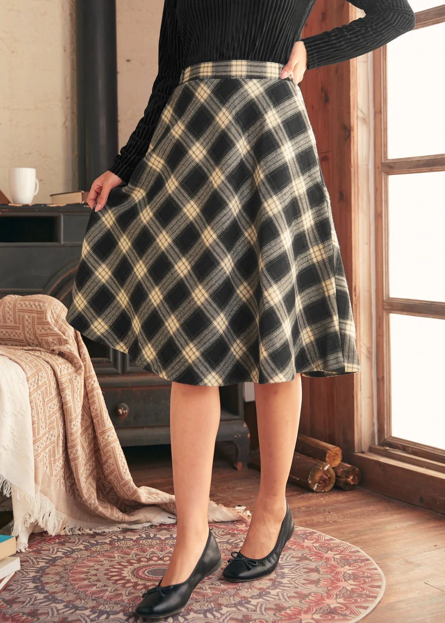 Golden Hour Gal Midi Skirt sold by Modcloth product image thumbnail 5