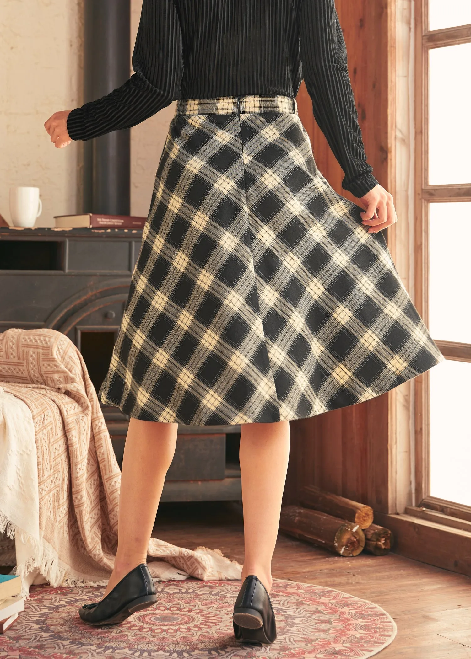 Golden Hour Gal Midi Skirt sold by Modcloth product image thumbnail 3
