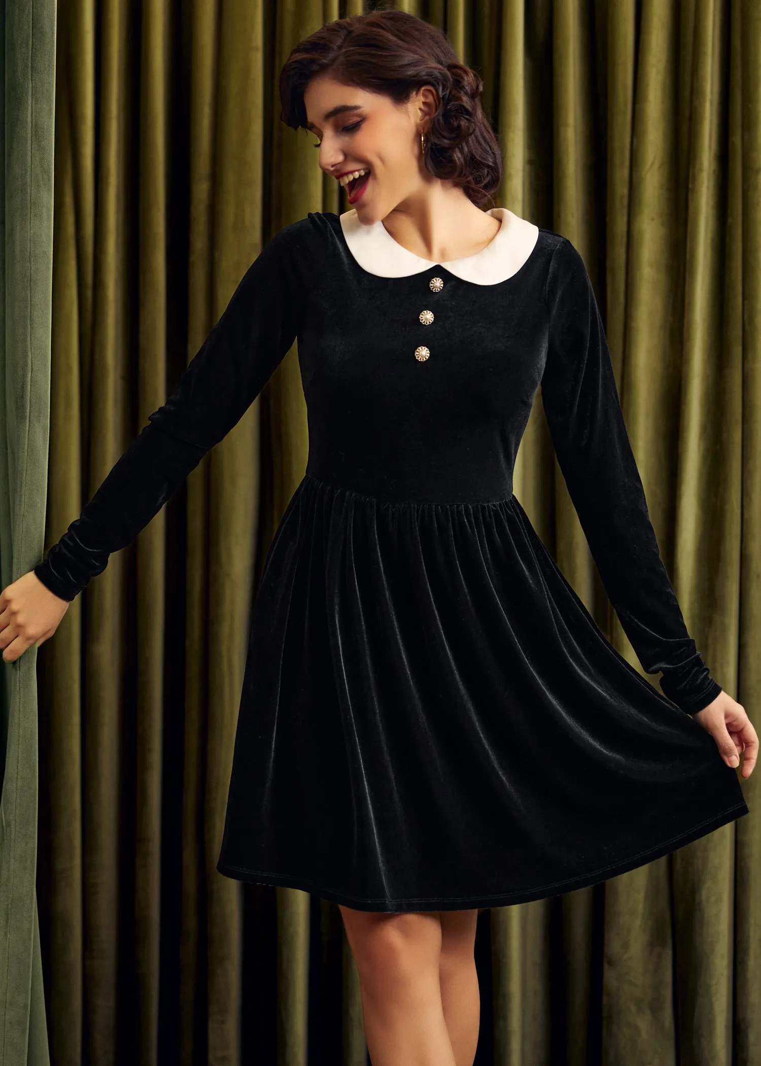 Twirling in Time Fit & Flare Dress sold by Modcloth product image thumbnail 3