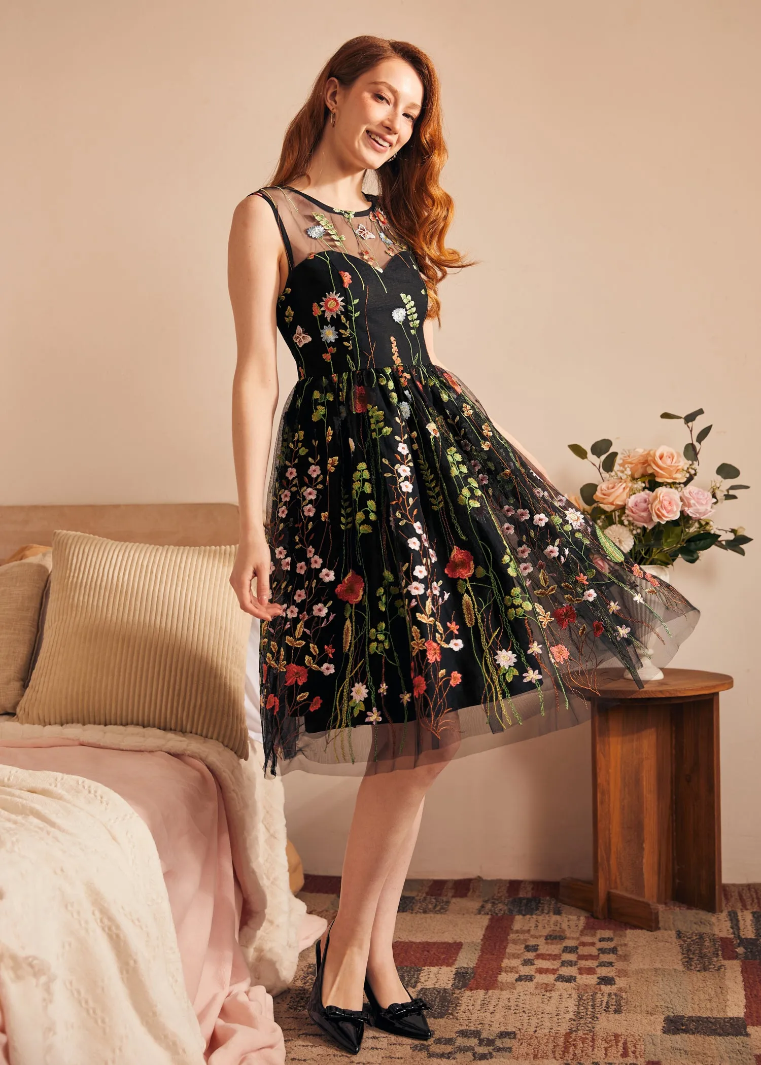 Mystique Mirage Fit & Flare Dress sold by Modcloth product image thumbnail 3