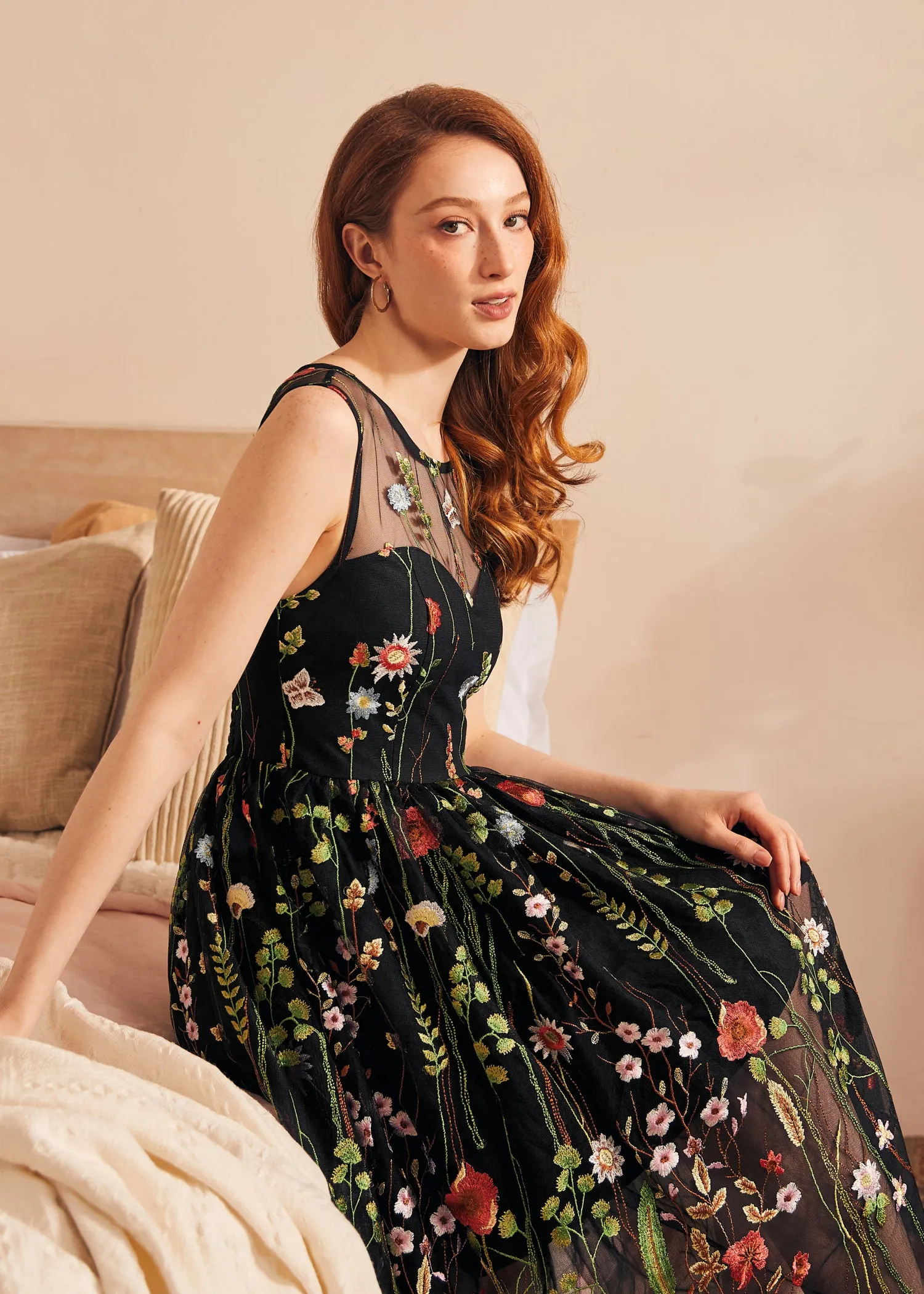 Mystique Mirage Fit & Flare Dress sold by Modcloth