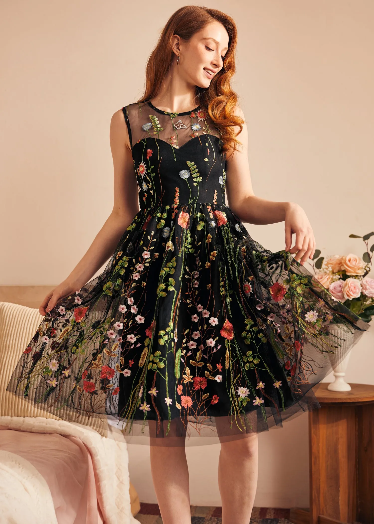Mystique Mirage Fit & Flare Dress sold by Modcloth product image thumbnail 2