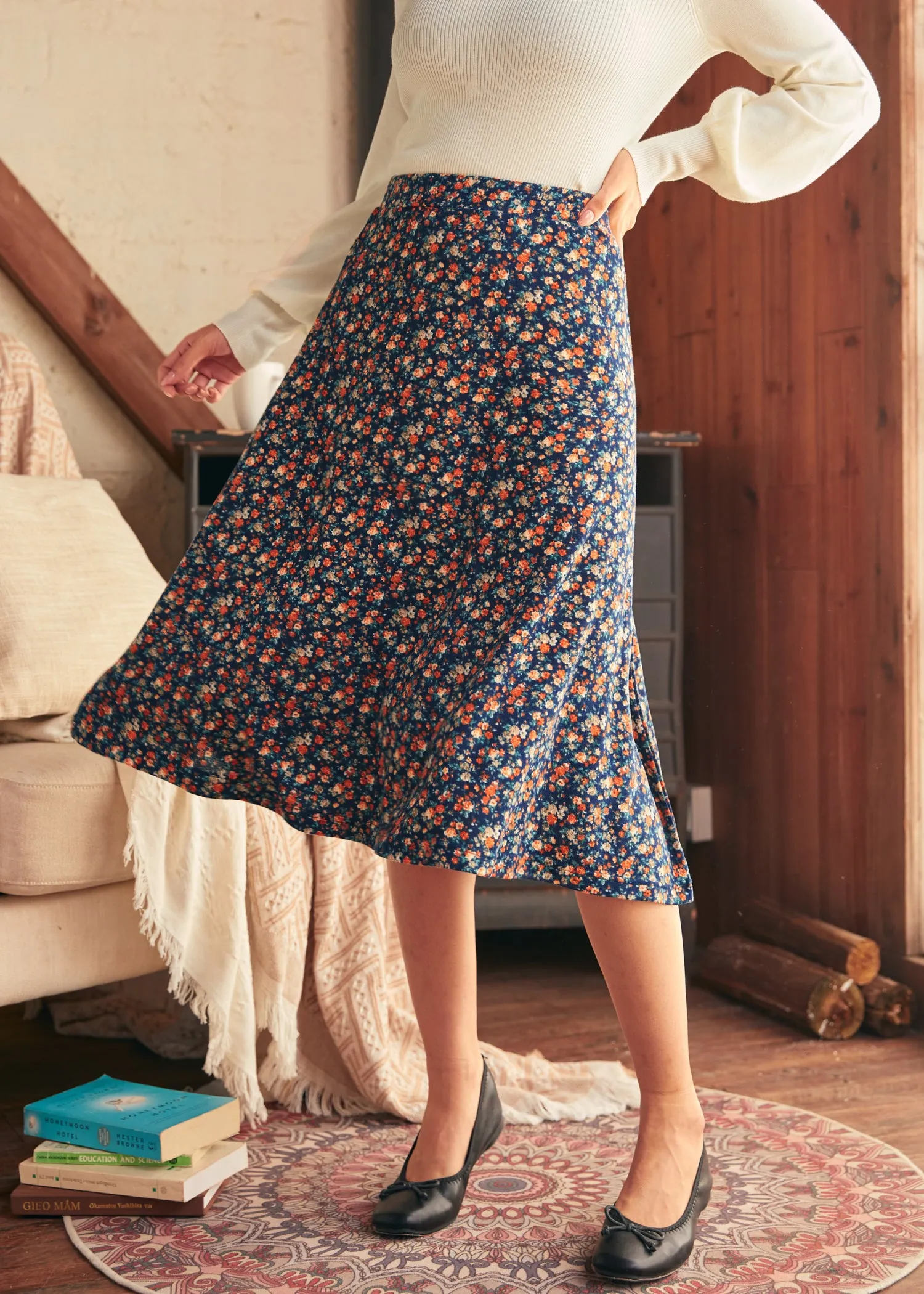 Excellence Attained Knit Midi Skirt (Final Sale) sold by Modcloth
