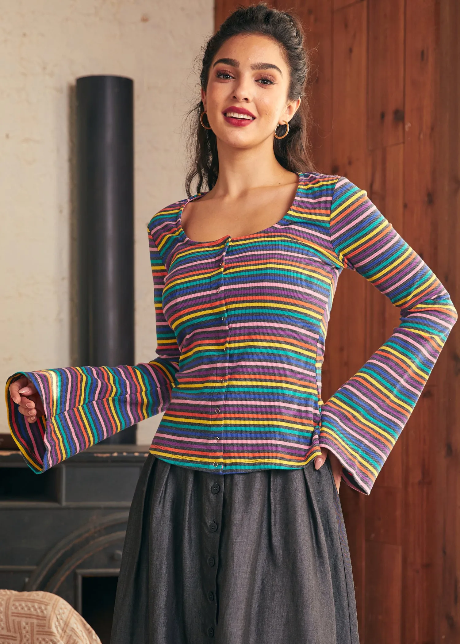 Lost in Love Bell Sleeve Top sold by Modcloth