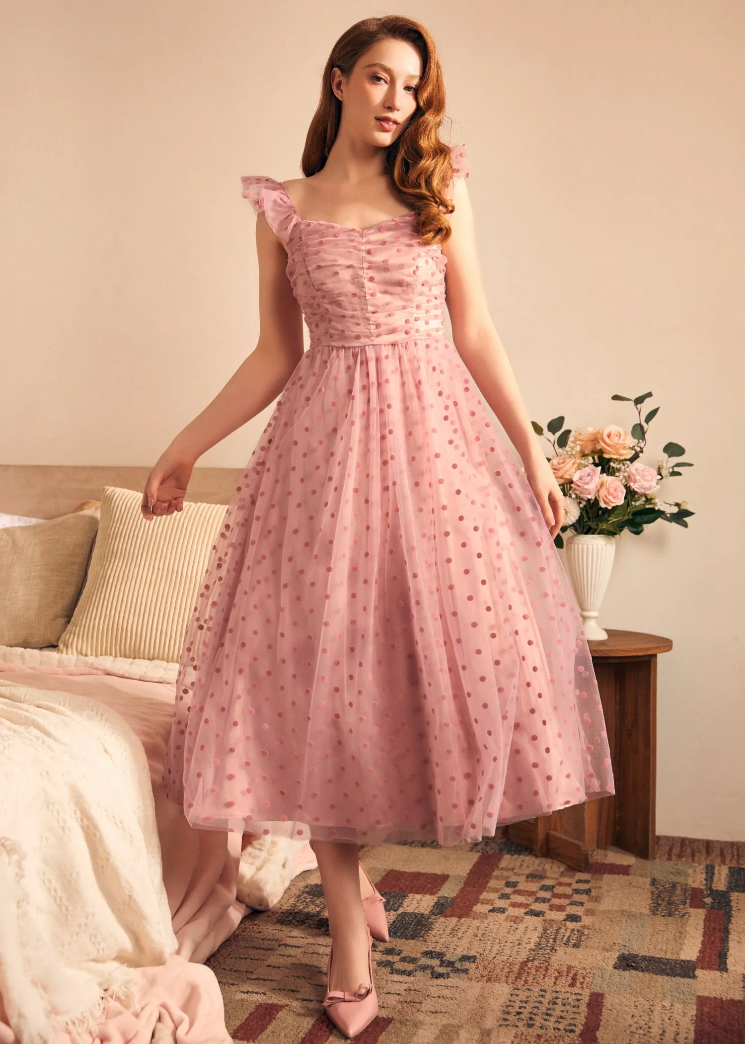 Midsummer Flutter Fit & Flare Dress sold by Modcloth product image thumbnail 2