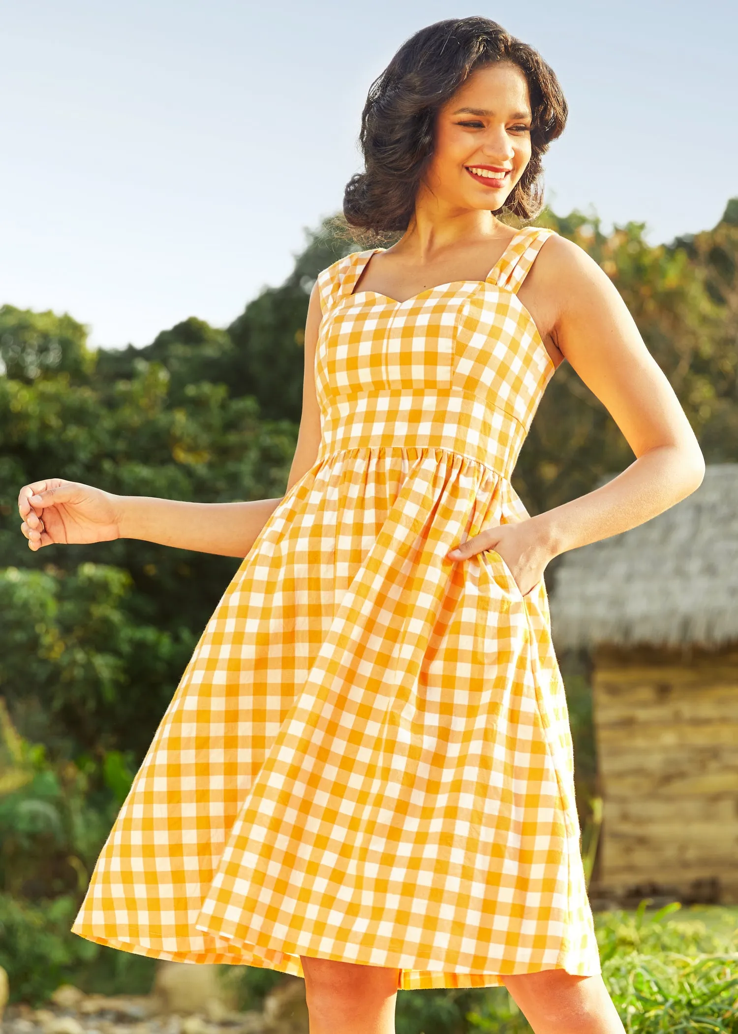 Dance Beneath the Sunrays Fairytale Midi Dress sold by Modcloth product image thumbnail 4