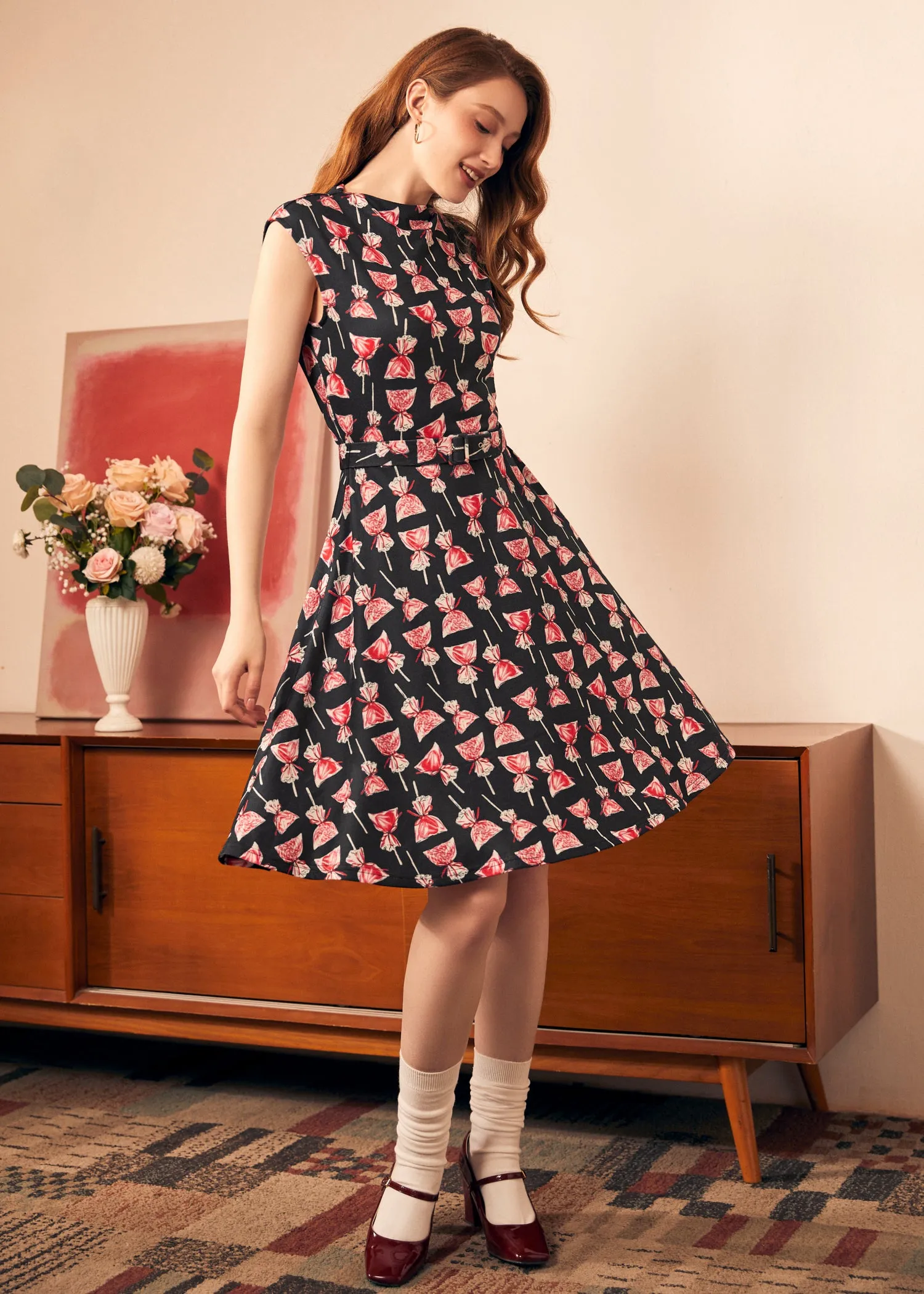 Eclipse Elegance Fit & Flare Dress sold by Modcloth product image thumbnail 3