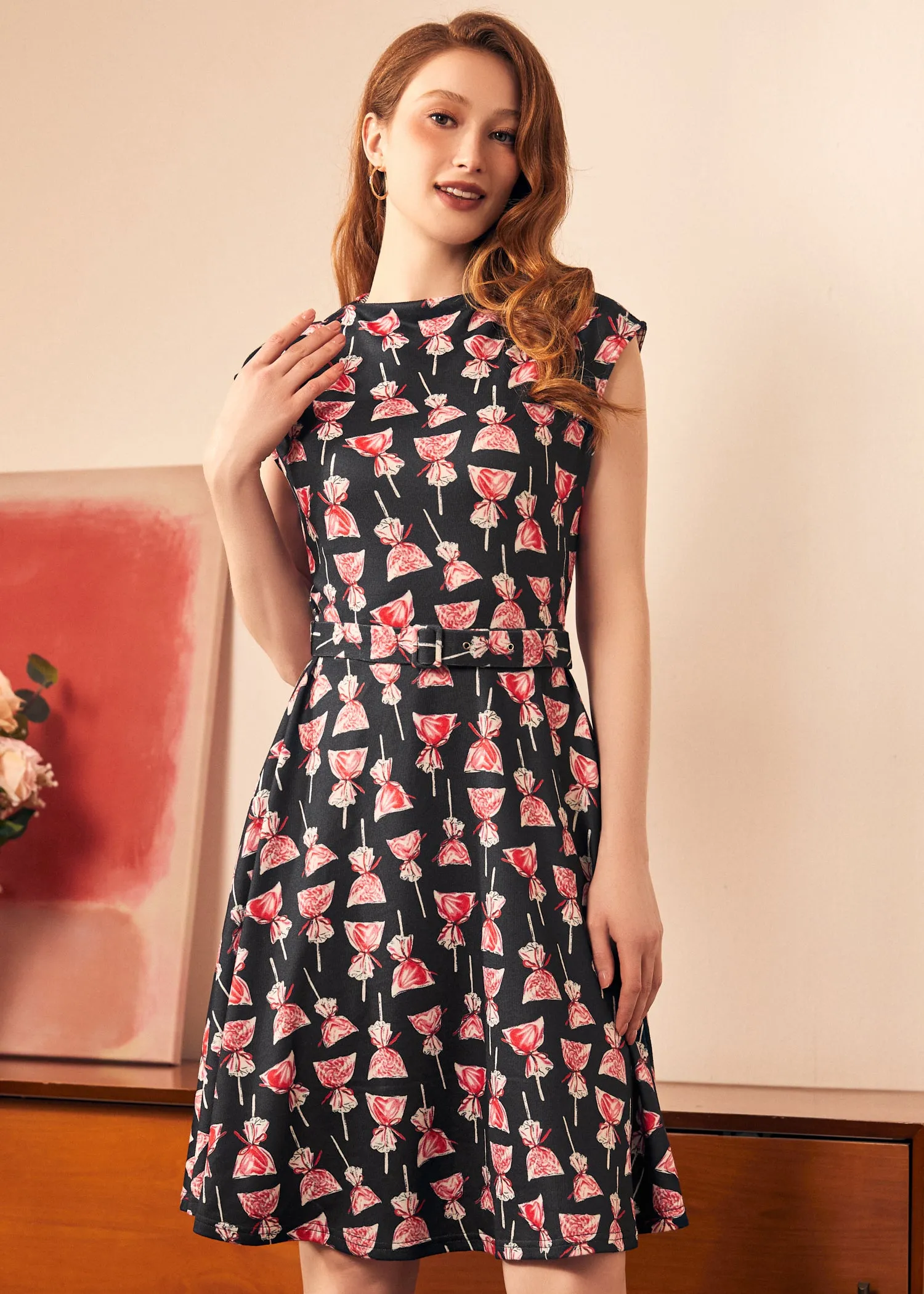 Eclipse Elegance Fit & Flare Dress sold by Modcloth product image thumbnail 2