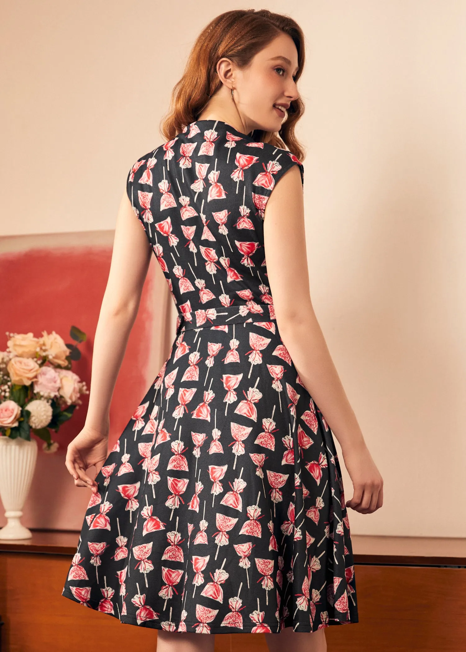 Eclipse Elegance Fit & Flare Dress sold by Modcloth product image thumbnail 4