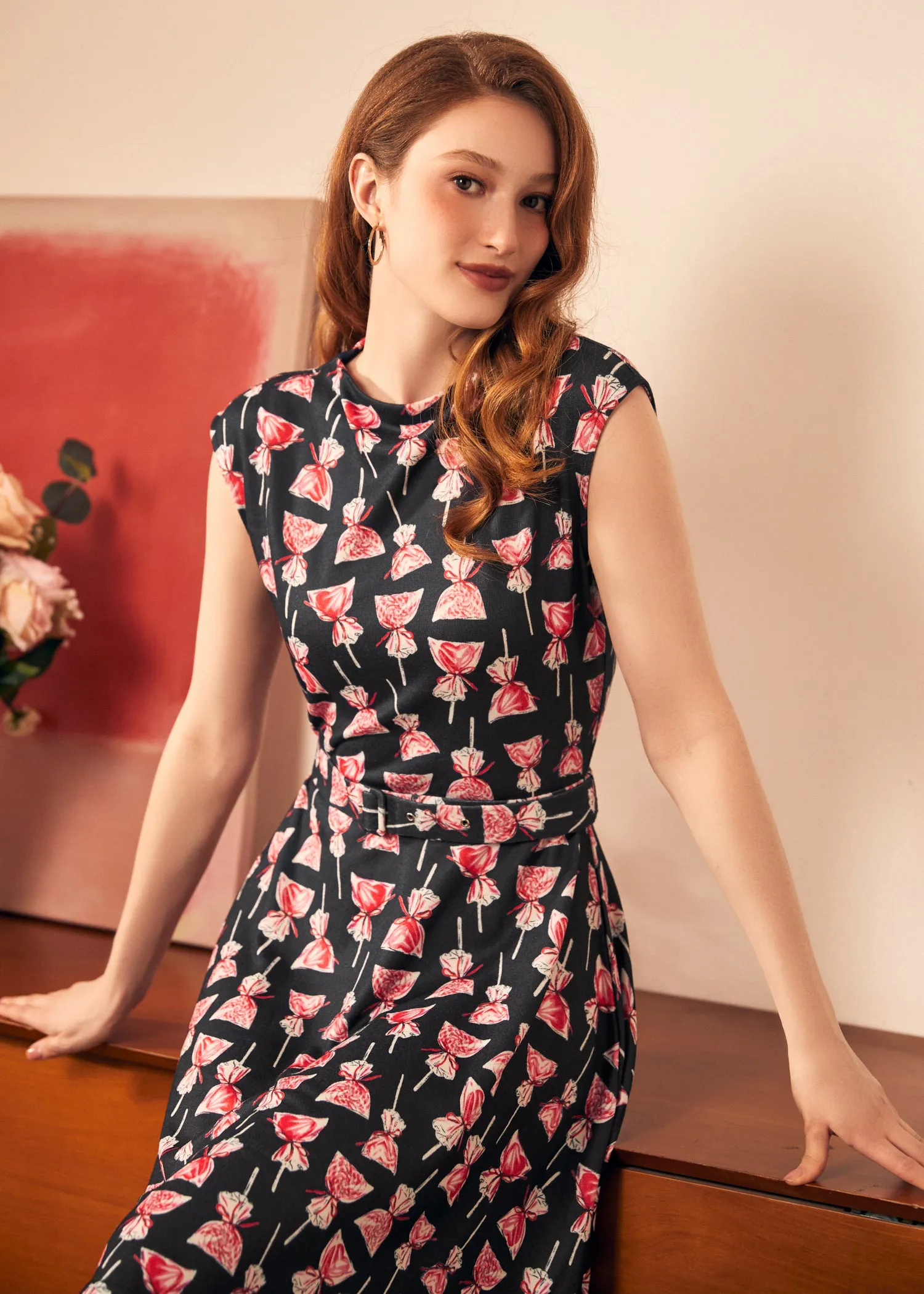 Eclipse Elegance Fit & Flare Dress sold by Modcloth product image thumbnail 5