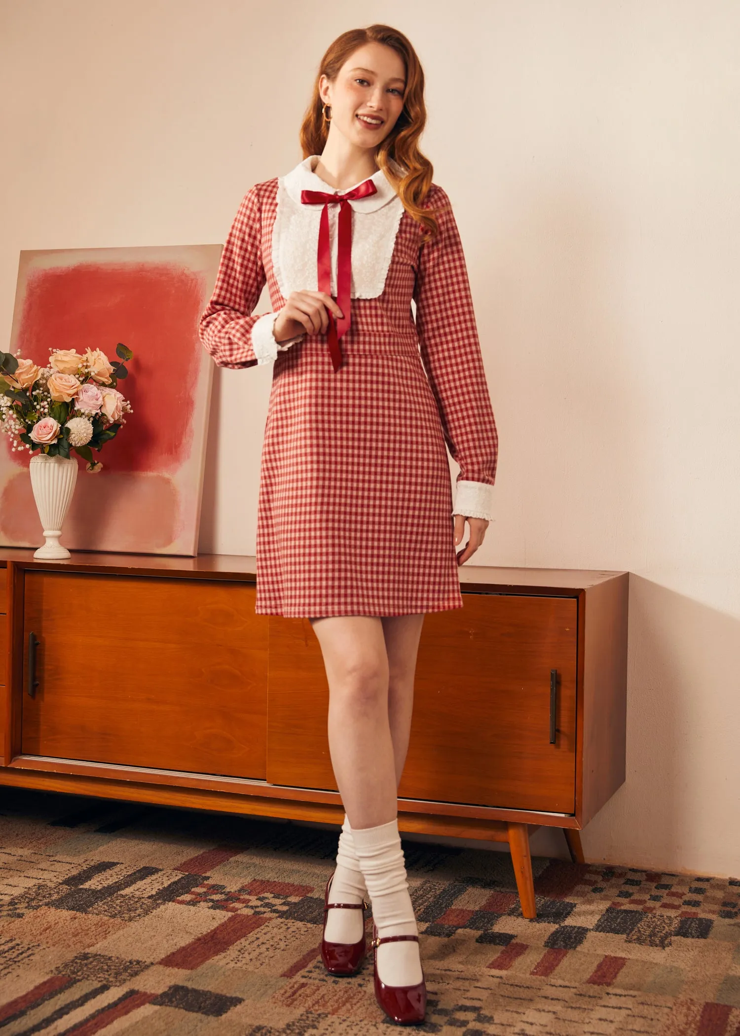 Vintage Vision Tie-Neck Dress sold by Modcloth product image thumbnail 2