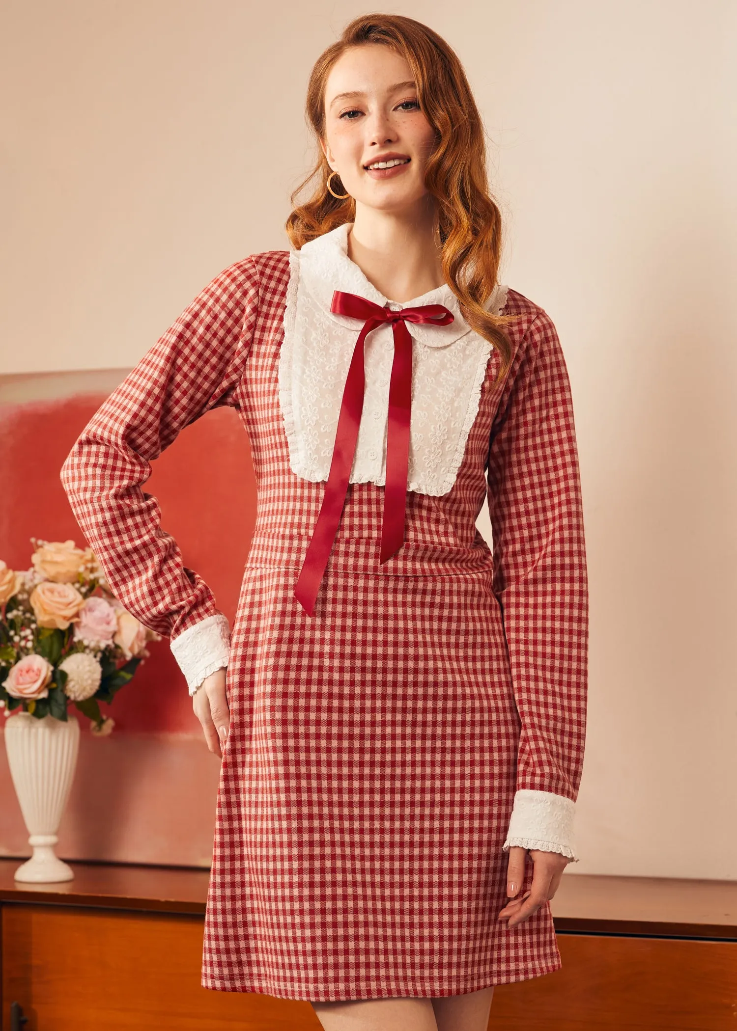 Vintage Vision Tie-Neck Dress sold by Modcloth product image thumbnail 3