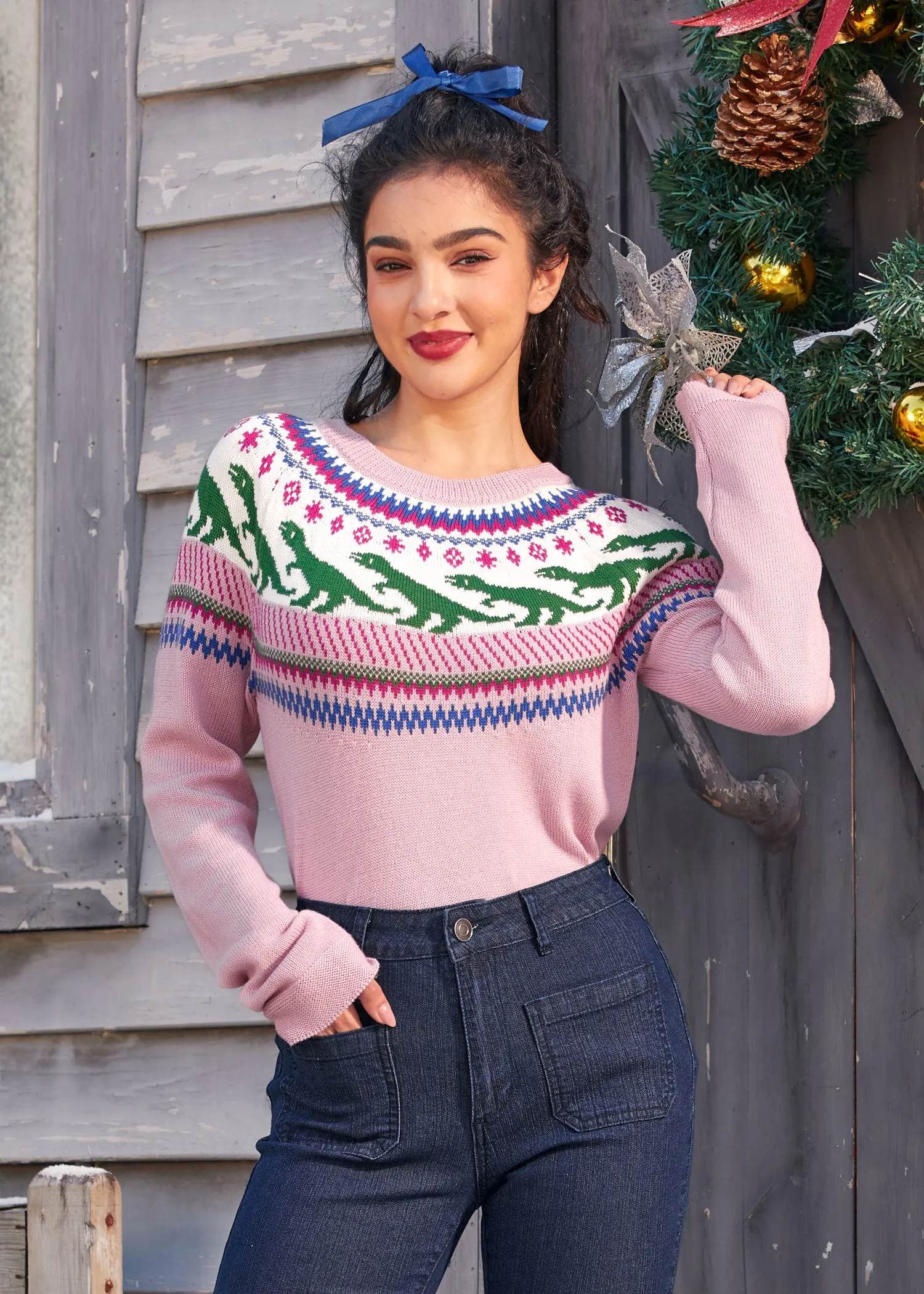 Retro Charm Raglan Sweater sold by Modcloth product image thumbnail 3