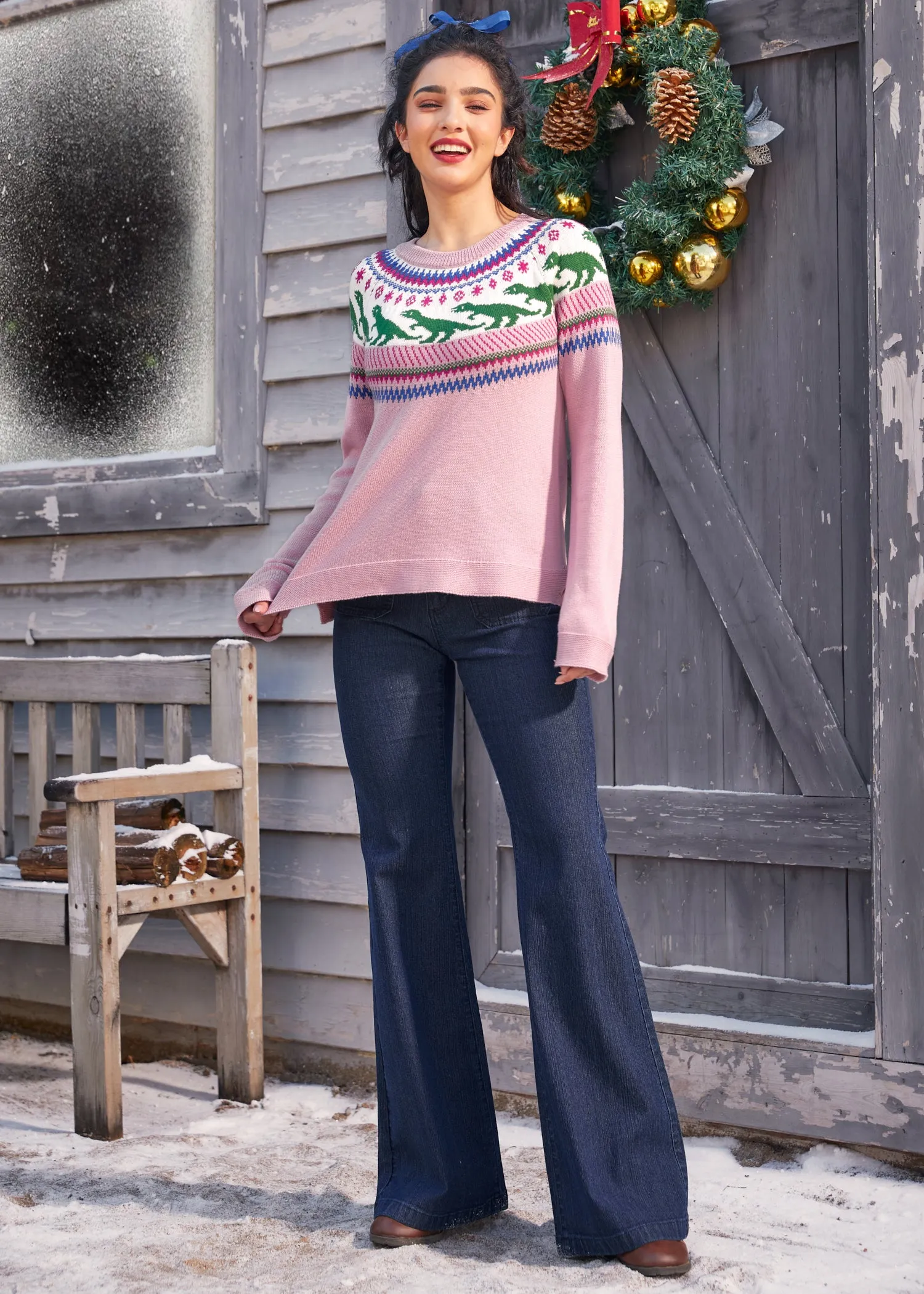 Retro Charm Raglan Sweater sold by Modcloth product image thumbnail 4