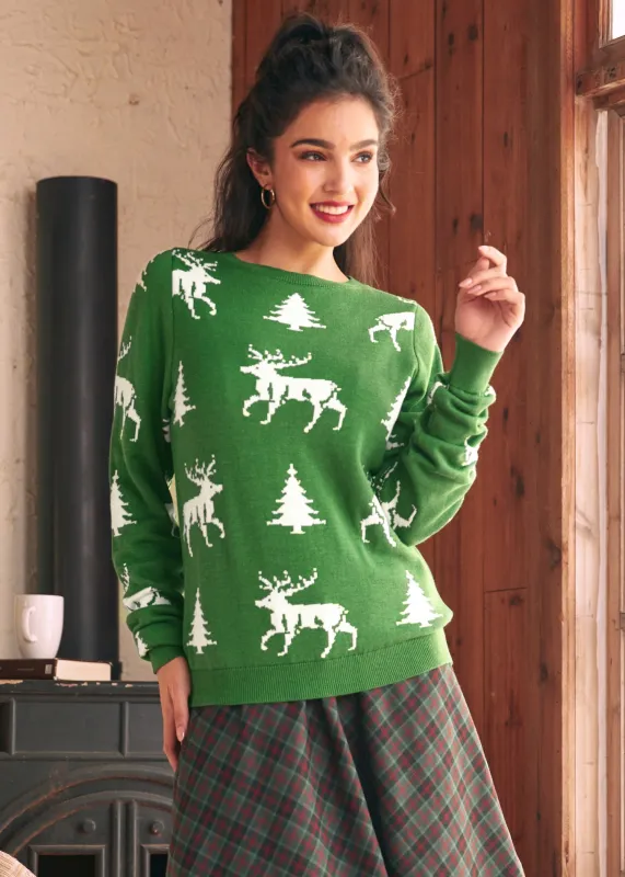 Enchanted Eve Boatneck Sweater sold by Modcloth