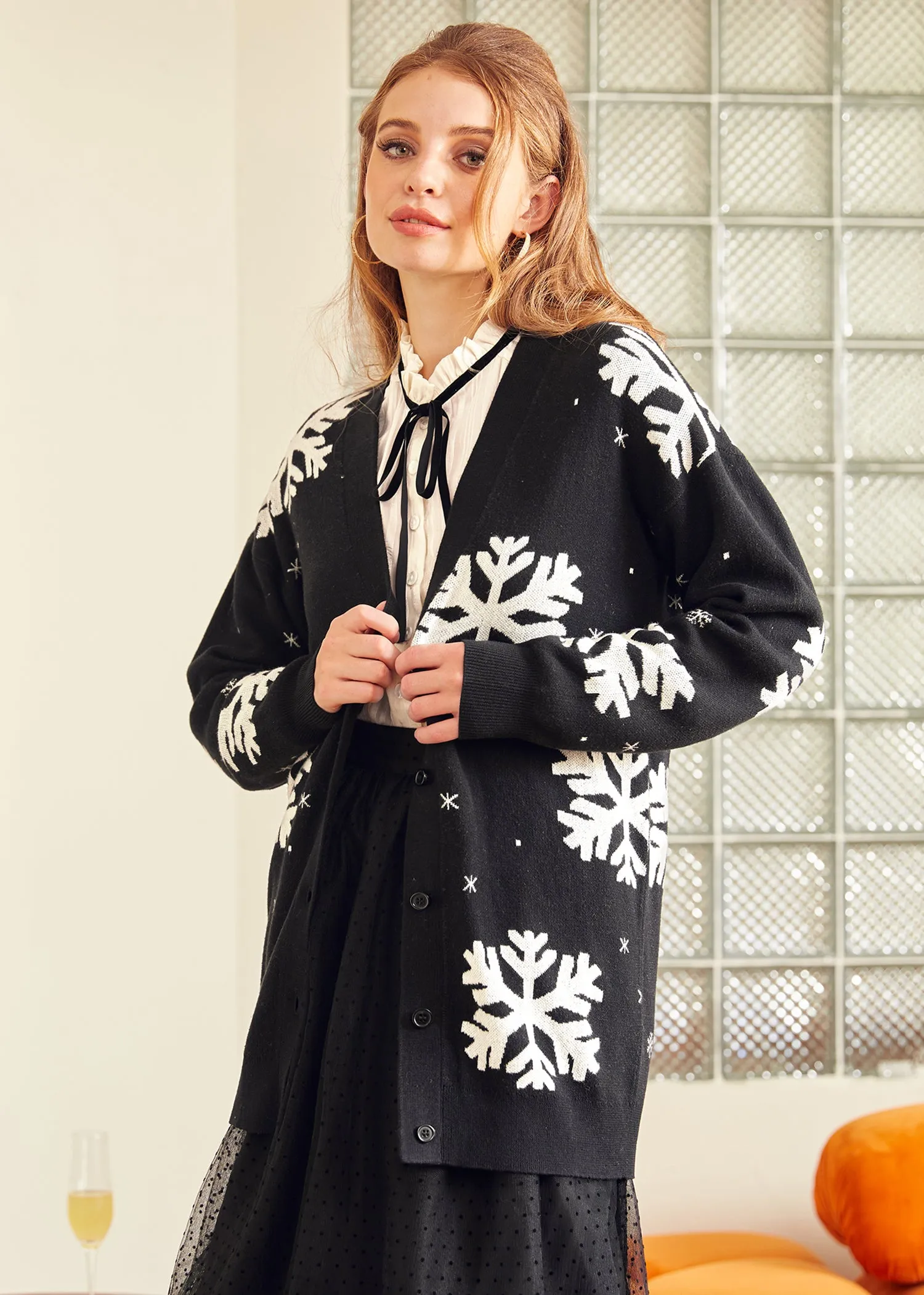 Whispers of Winter Snowflake Sweater sold by Modcloth product image thumbnail 3