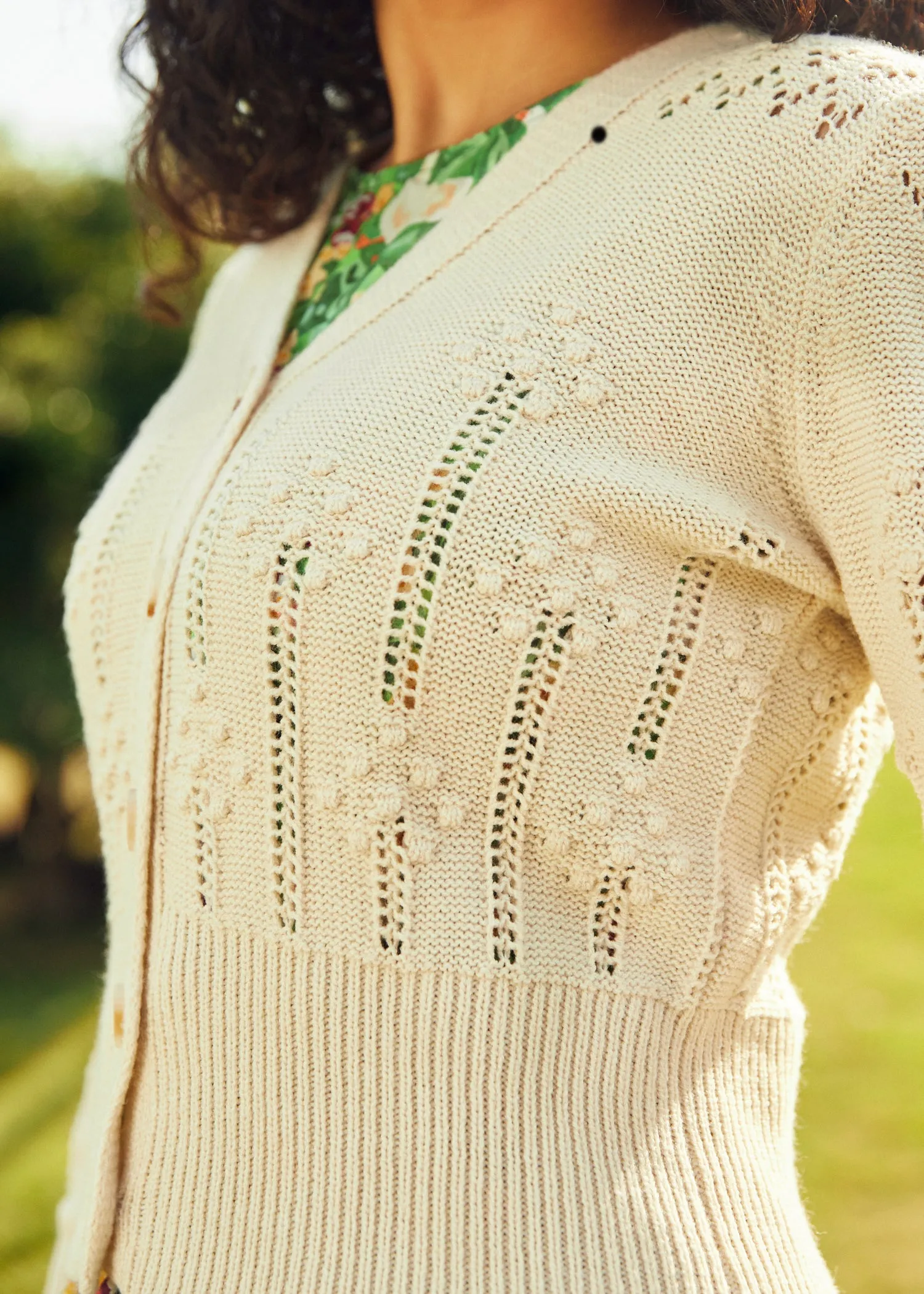 Picnic in the Park V-Neck Cardigan sold by Modcloth product image thumbnail 4