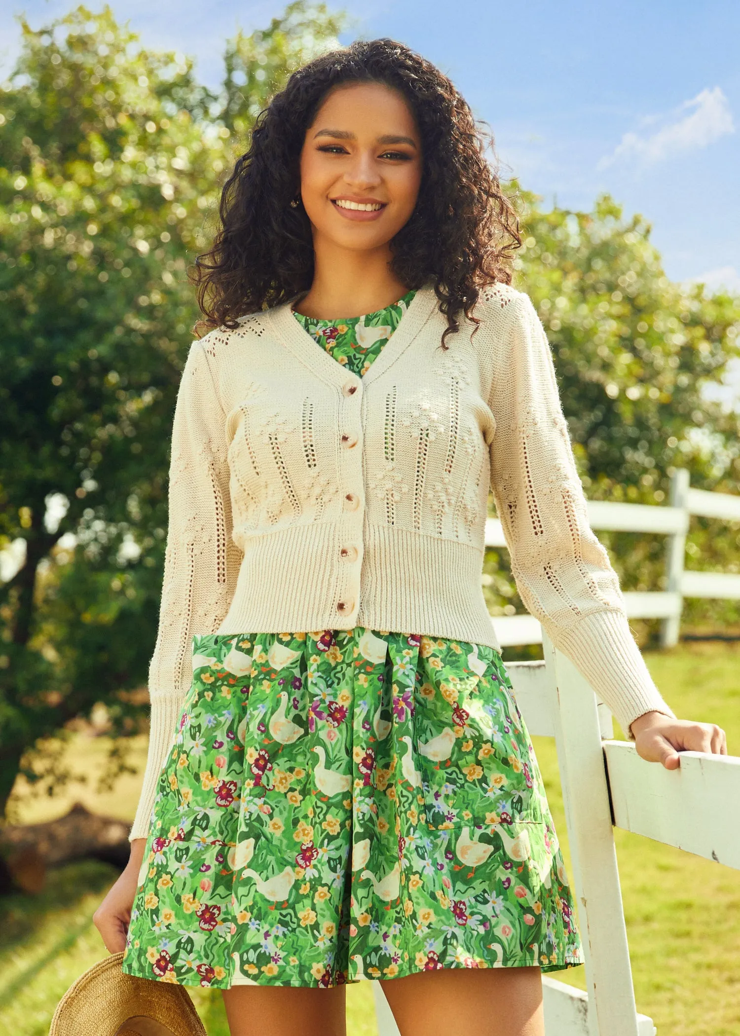 Picnic in the Park V-Neck Cardigan sold by Modcloth product image thumbnail 3