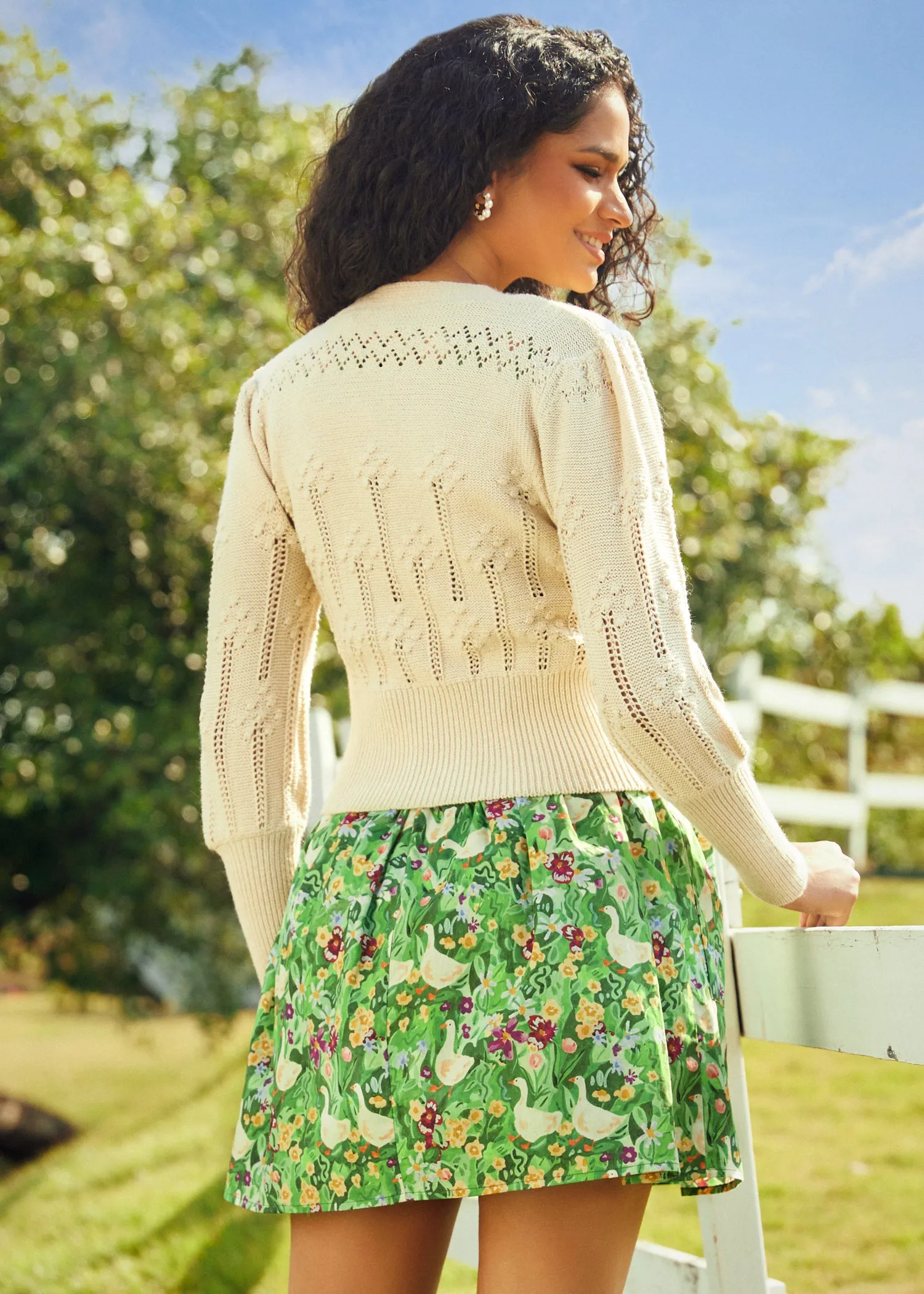 Picnic in the Park V-Neck Cardigan sold by Modcloth product image thumbnail 2
