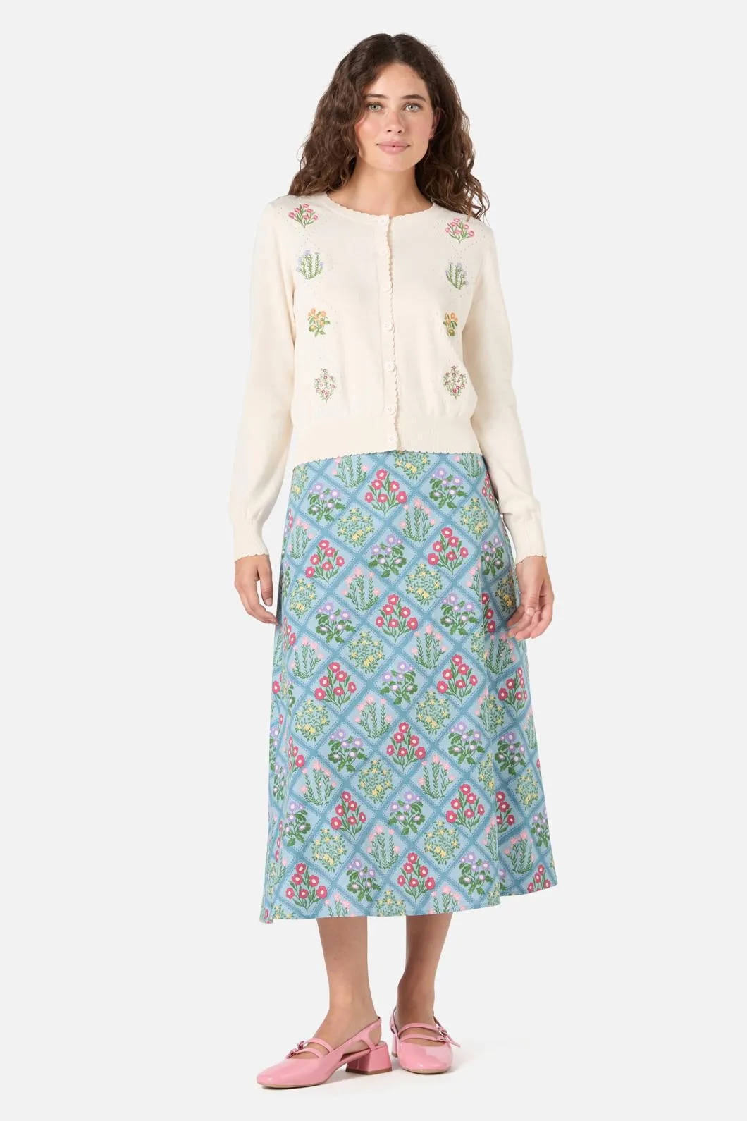 Lattice Embroidered Cardigan sold by Modcloth product image thumbnail 2