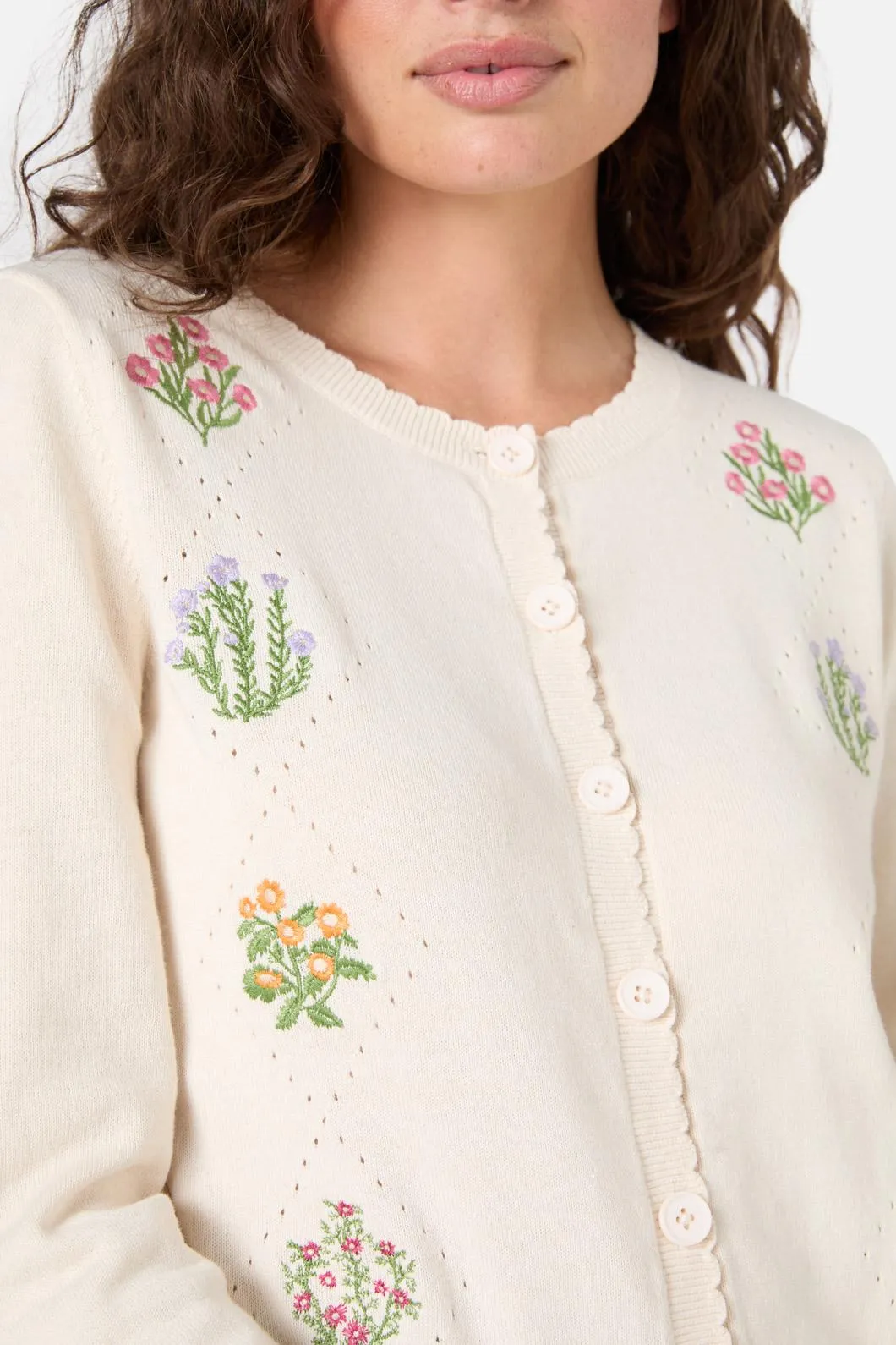 Lattice Embroidered Cardigan sold by Modcloth product image thumbnail 5