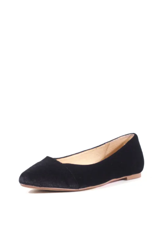 Pammy Velvet Ballet Flats sold by Modcloth