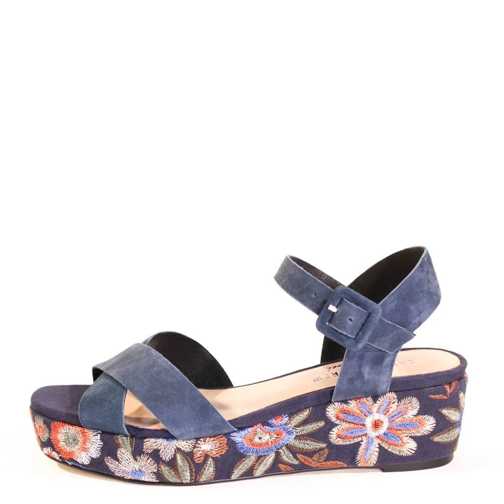 Fancy Embroidered Wedged Sandals sold by Modcloth