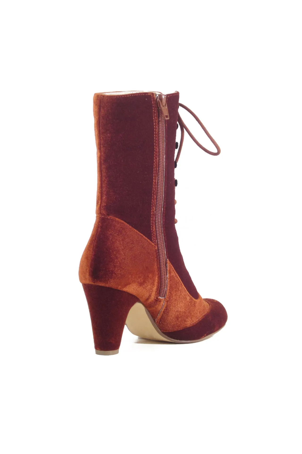 Claire Velvet Victorian Booties sold by Modcloth product image thumbnail 4