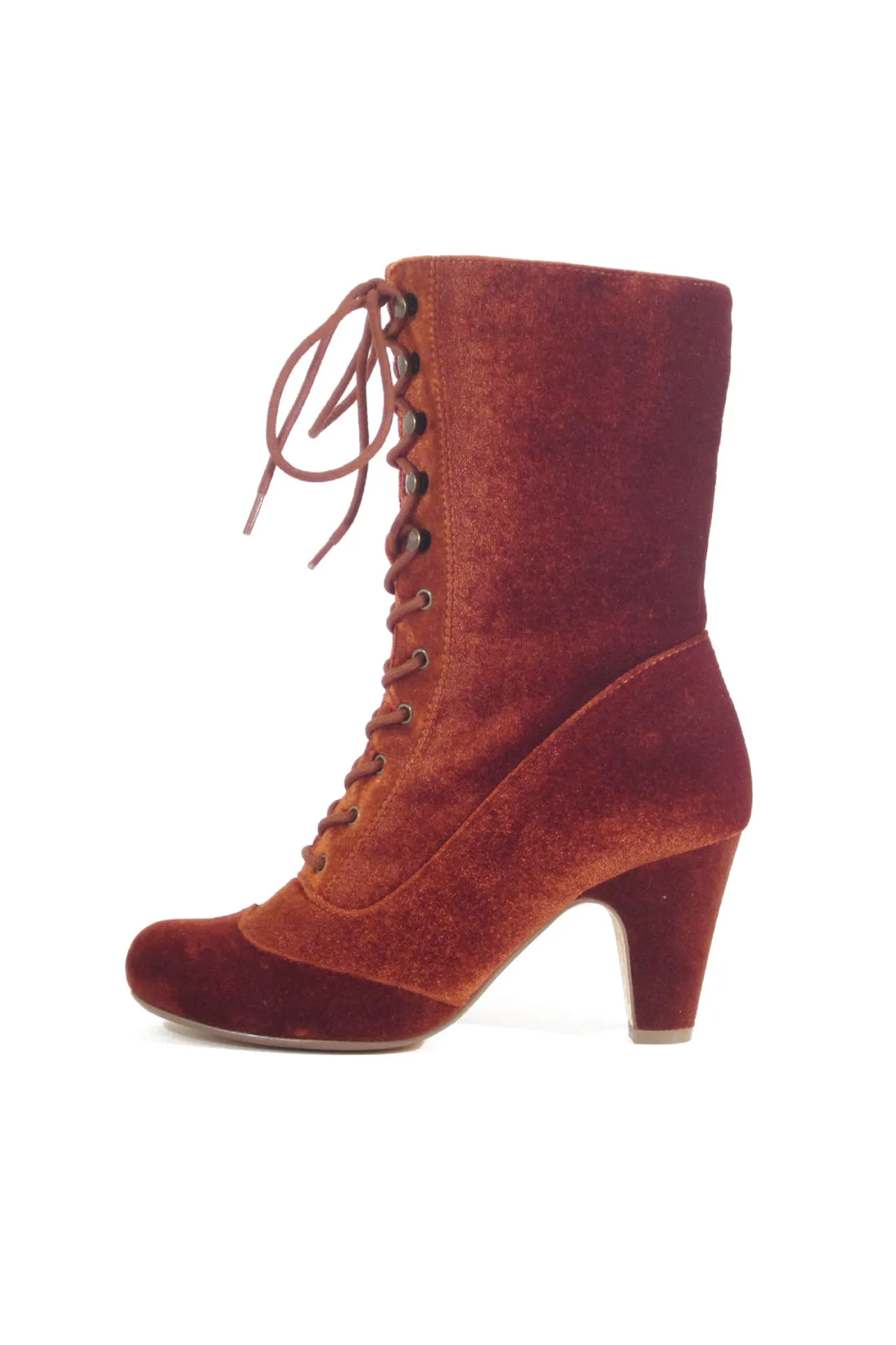 Claire Velvet Victorian Booties sold by Modcloth product image thumbnail 2